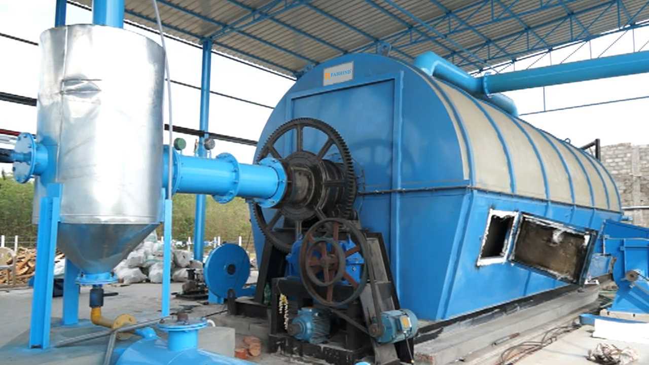 Waste Tyre Recycling Plant 10 Ton
